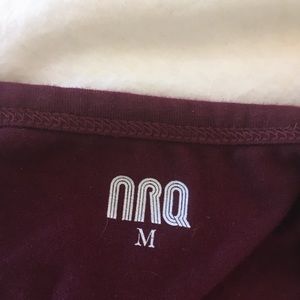 ARQ cropped bralette size medium burgundy.